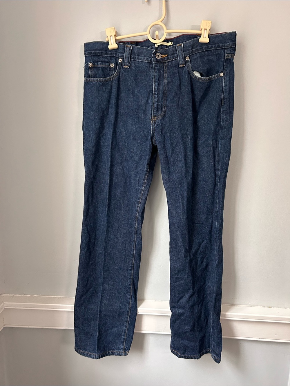 L.L Bean Jeans Mens Sz 34x29 VTG Standard Fit Dark Wash‎ 100% Cotton Normcore